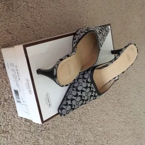 Coach mules,   2  3/4 “ heel